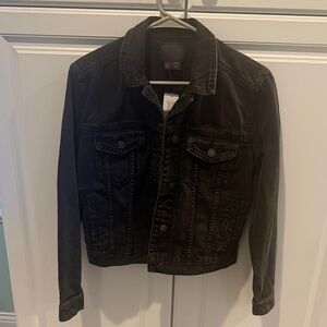 American Eagle Black Denim Jacket
